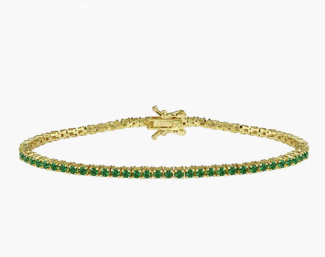 Colored Tennis Bracelet
