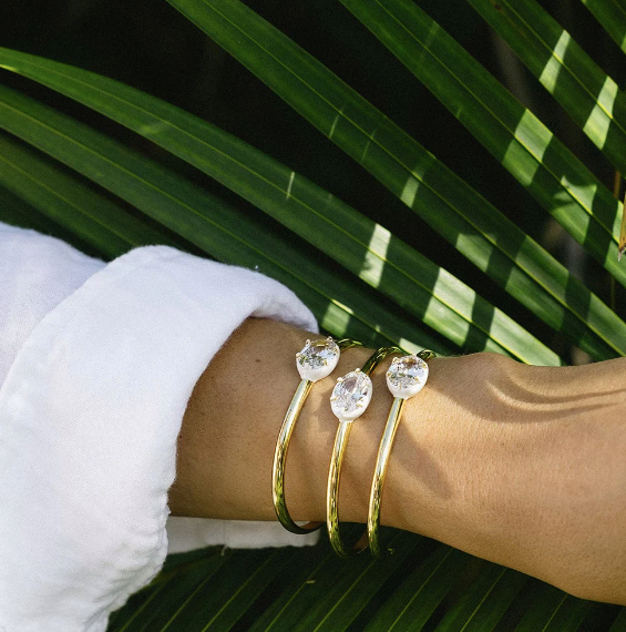 Enamel Cuff Bracelet