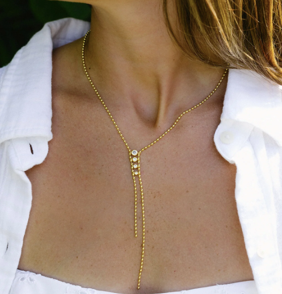 Ball Chain Lariat