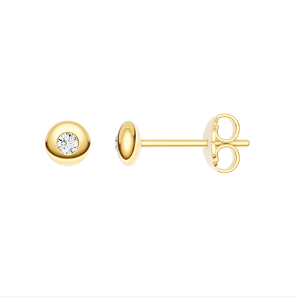 Round bezel stud