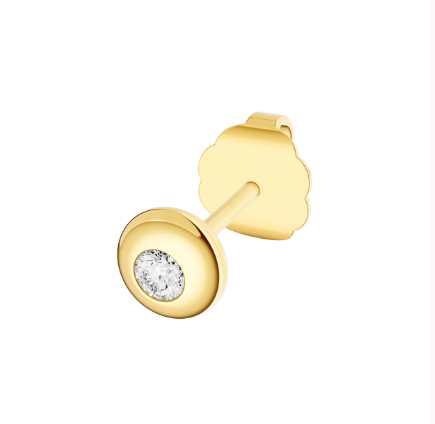 Round bezel stud