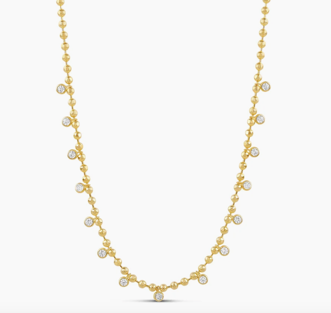 Bezel Drip Necklace