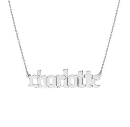 Gothic Nameplate
