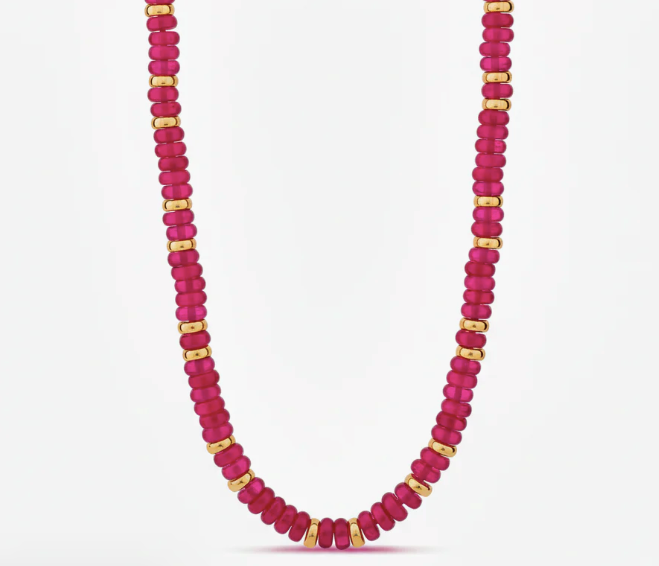 Lily Beaded Necklace
