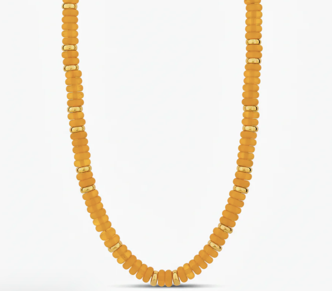 Lily Beaded Necklace