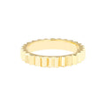 Fluted Gold Band