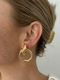 Twisted Circle Earrings