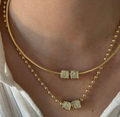 Block Charm Necklace