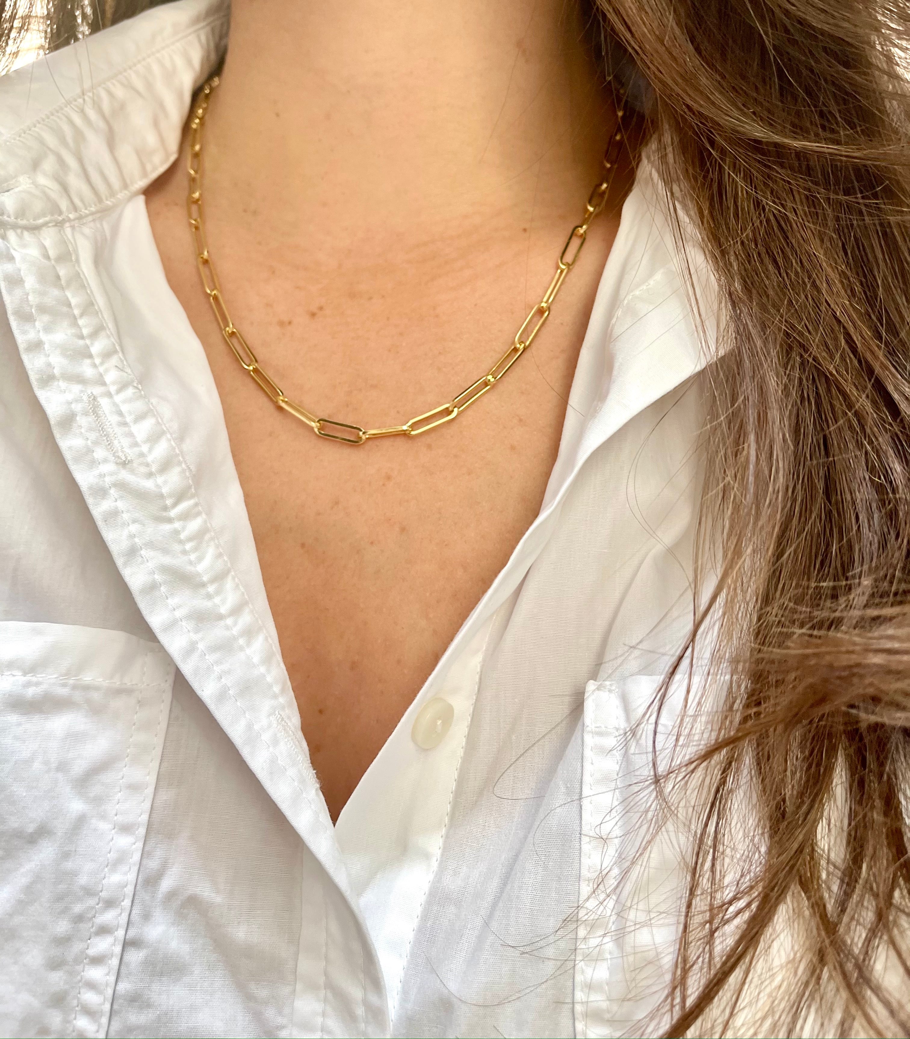 Medium Paper Clip Chain