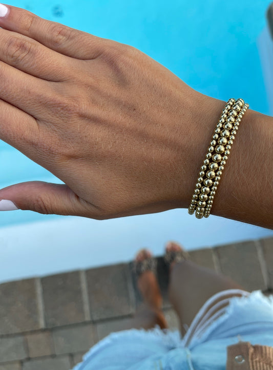 Gold Ball Bracelet