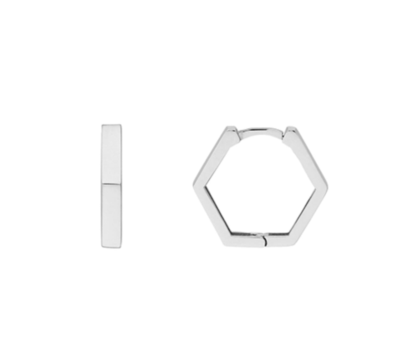 Hexagon Huggie