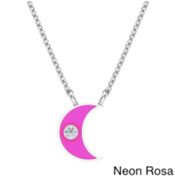 Enamel Moon Pendant