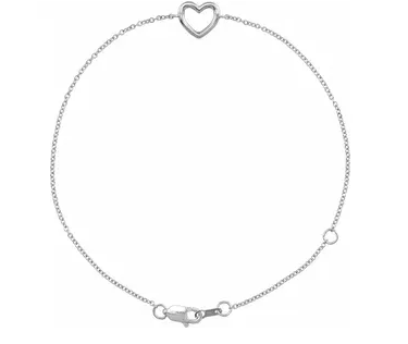 Open Heart Gold Bracelet