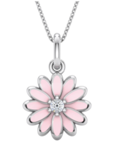 Flower Enamel Pendant