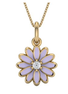 Flower Enamel Pendant