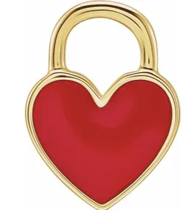 Heart Enamel Charm