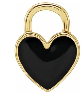 Heart Enamel Charm