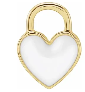 Heart Enamel Charm