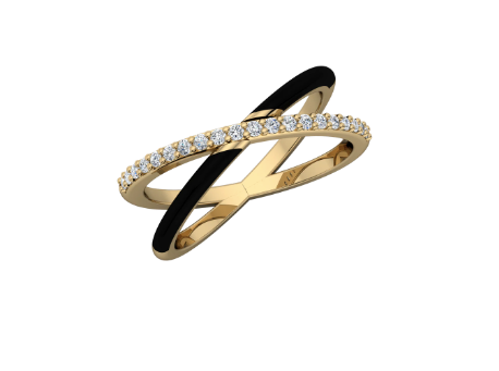 Enamel and Diamond X-Ring