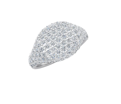 Pave Signet Ring