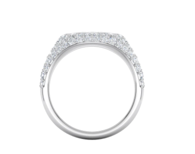 Pave Signet Ring