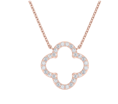 Diamond Clover Pendant