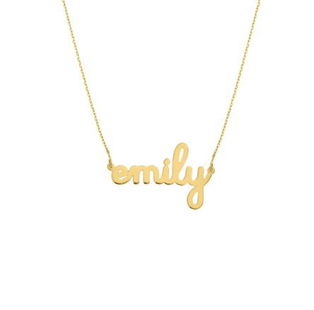 Doodle Nameplate Necklace