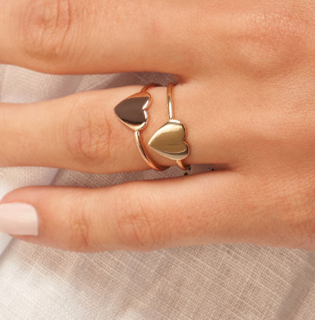 Engravable Heart Ring