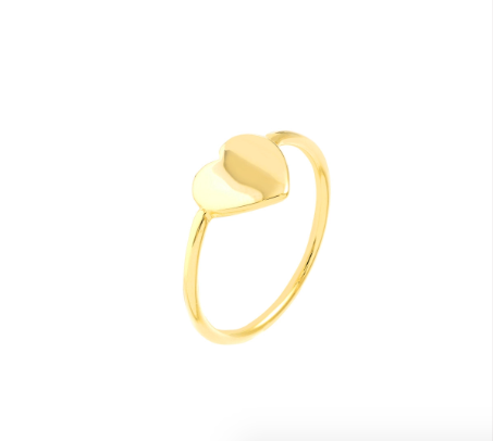 Engravable Heart Ring