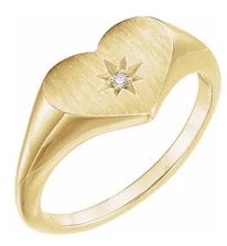 Starburst Signet Ring