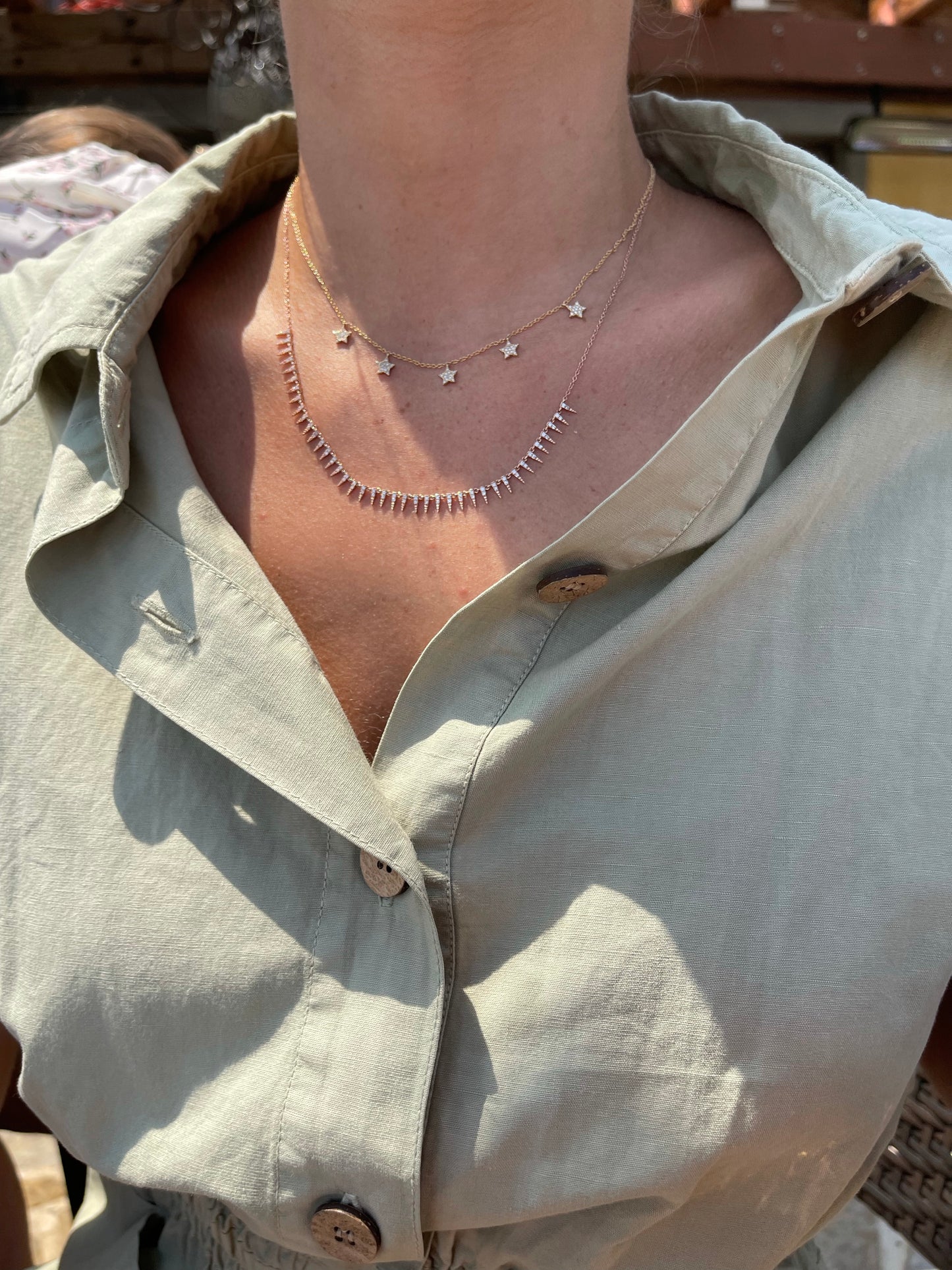 Diamond Spike Necklace